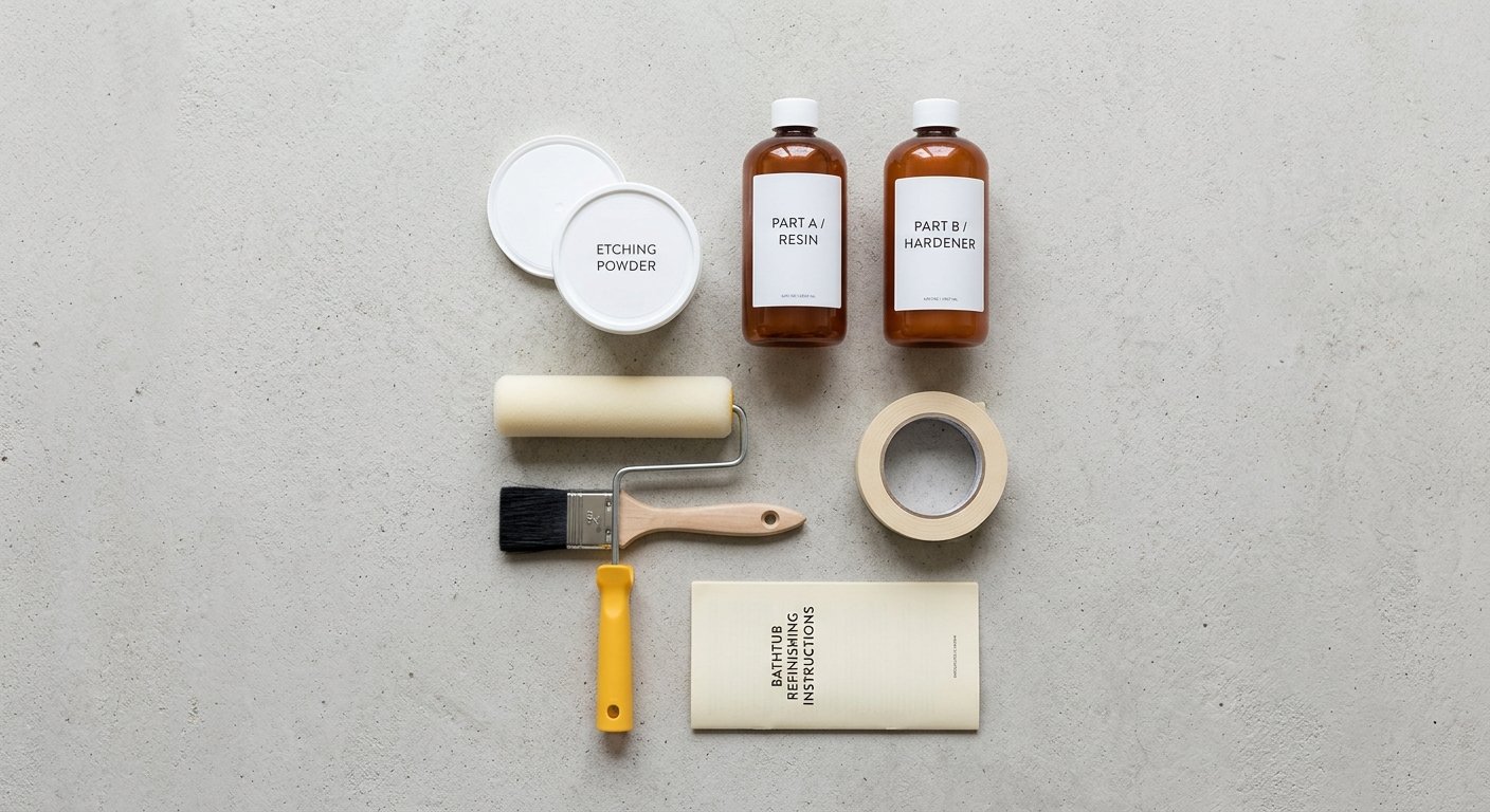 What's Actually Inside a Bathtub Refinishing Kit