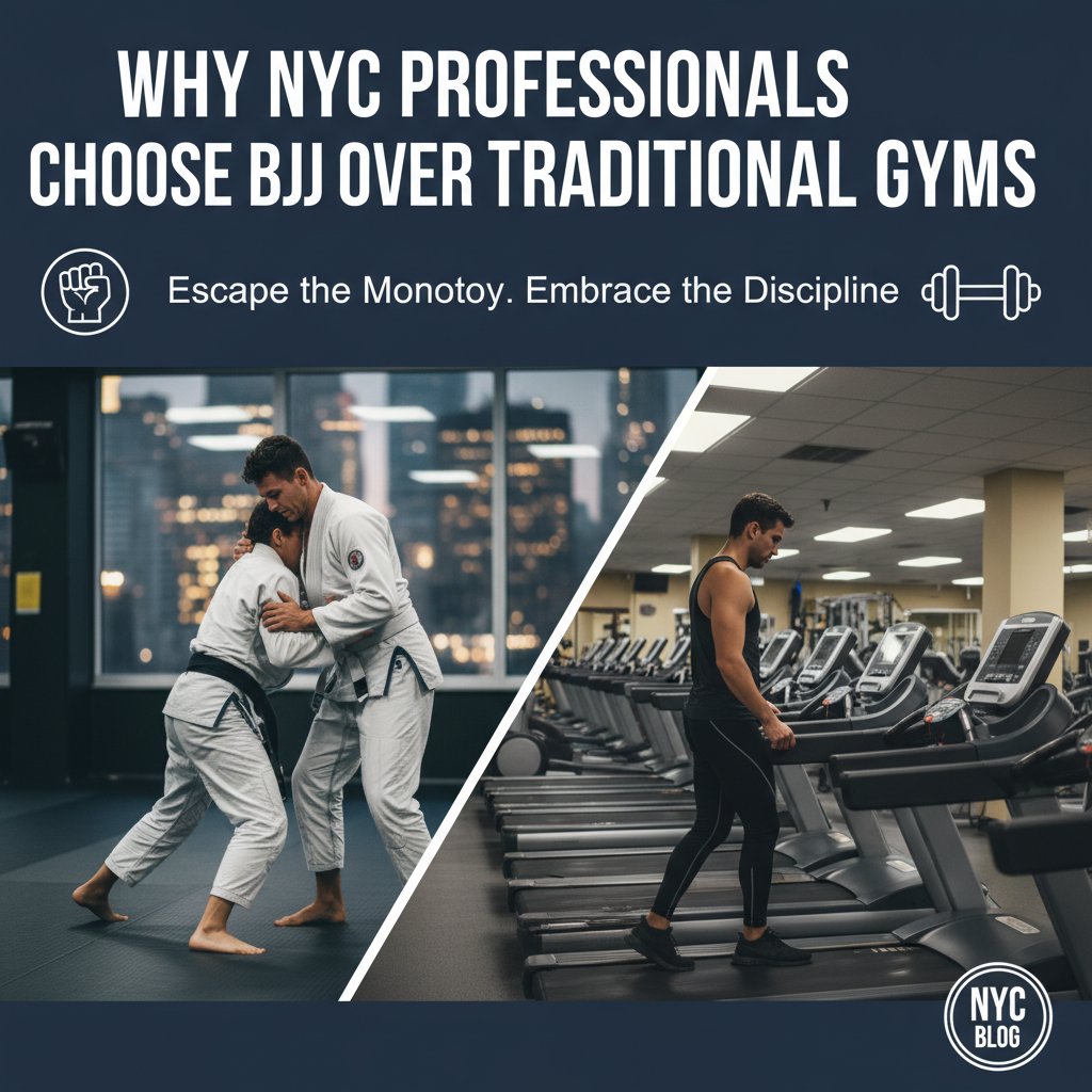 Why NYC Professionals Choose BJJ Over Traditional Gyms | Image